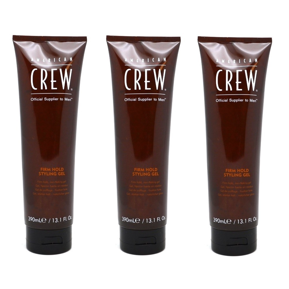 American Crew Firm Hold Styling Gel 390ml x3