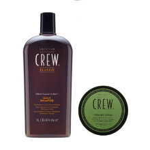 American Crew Daily Moisturizing Shampoo 1000ml and Forming Cream 85g