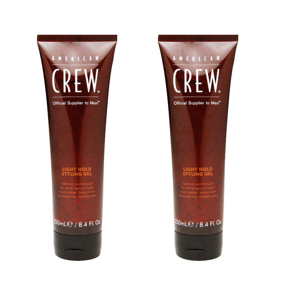 American Crew Light Hold Gel 250ml x2