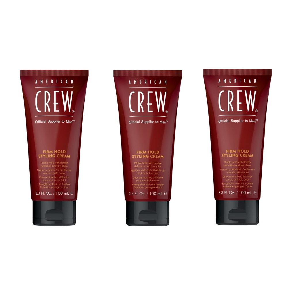 American Crew Firm Hold Styling Cream 100ml x3