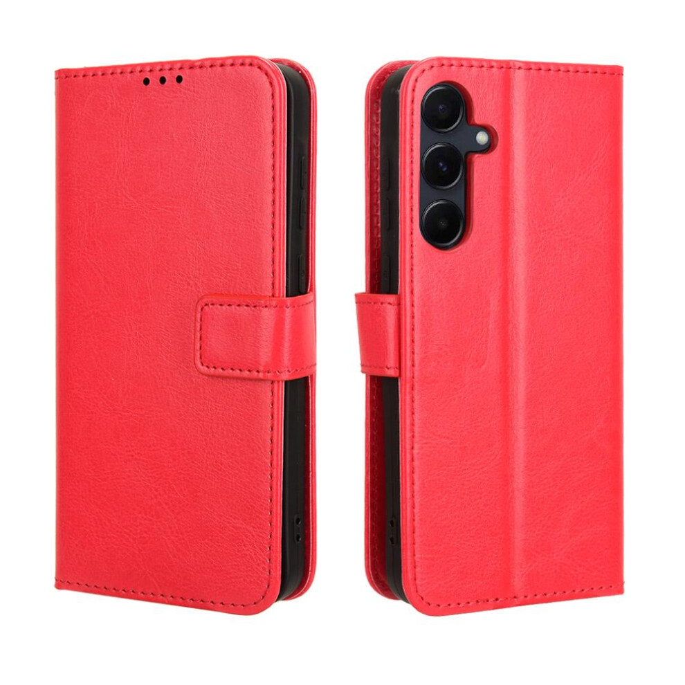 (Red) Case For Samsung Galaxy A35 5G Magnetic Card Holder Flip Cover Wallet Red 764762588403