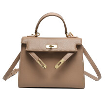 (Khaki) Womens Handbag Shoulder Bag Crossbody Bag Pu Large Capacity Portable Fashion