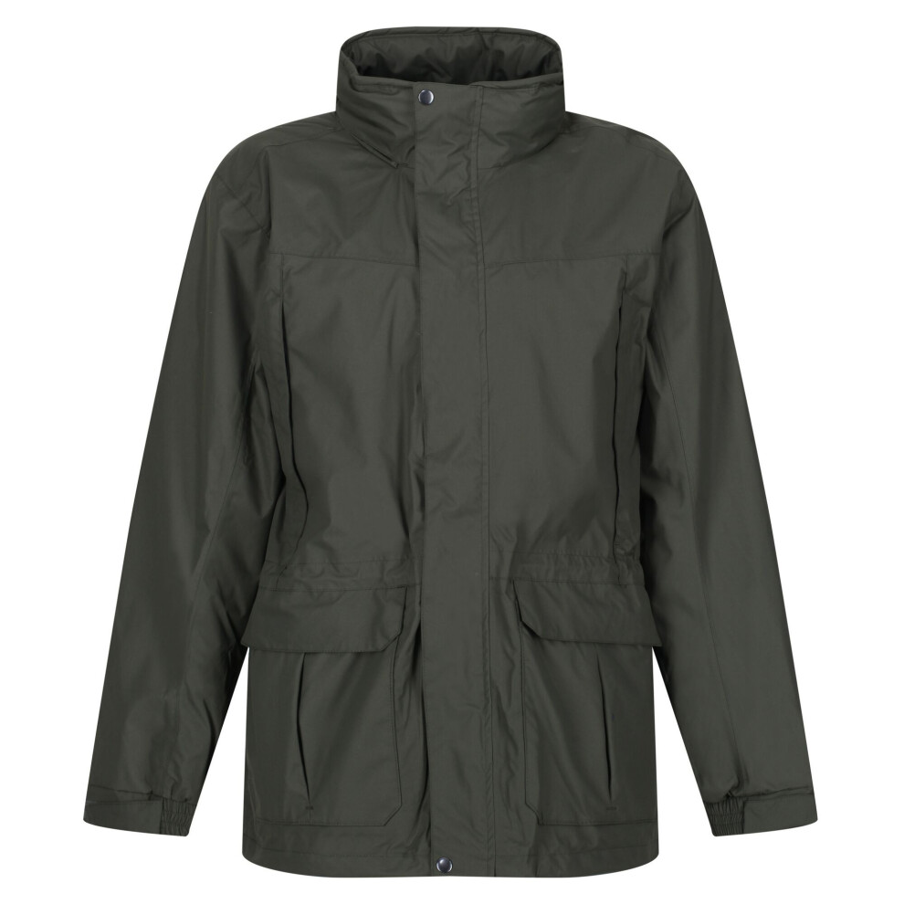 (3XL, Dark Olive) Regatta Mens Vertex III Waterproof Breathable Jacket