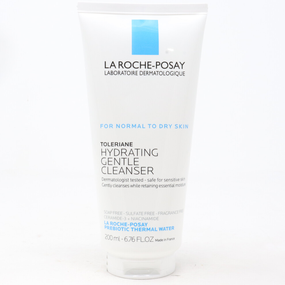 La Roche-Posay Toleriane Hydrating Gentle Cleanser  6.76oz/200ml New