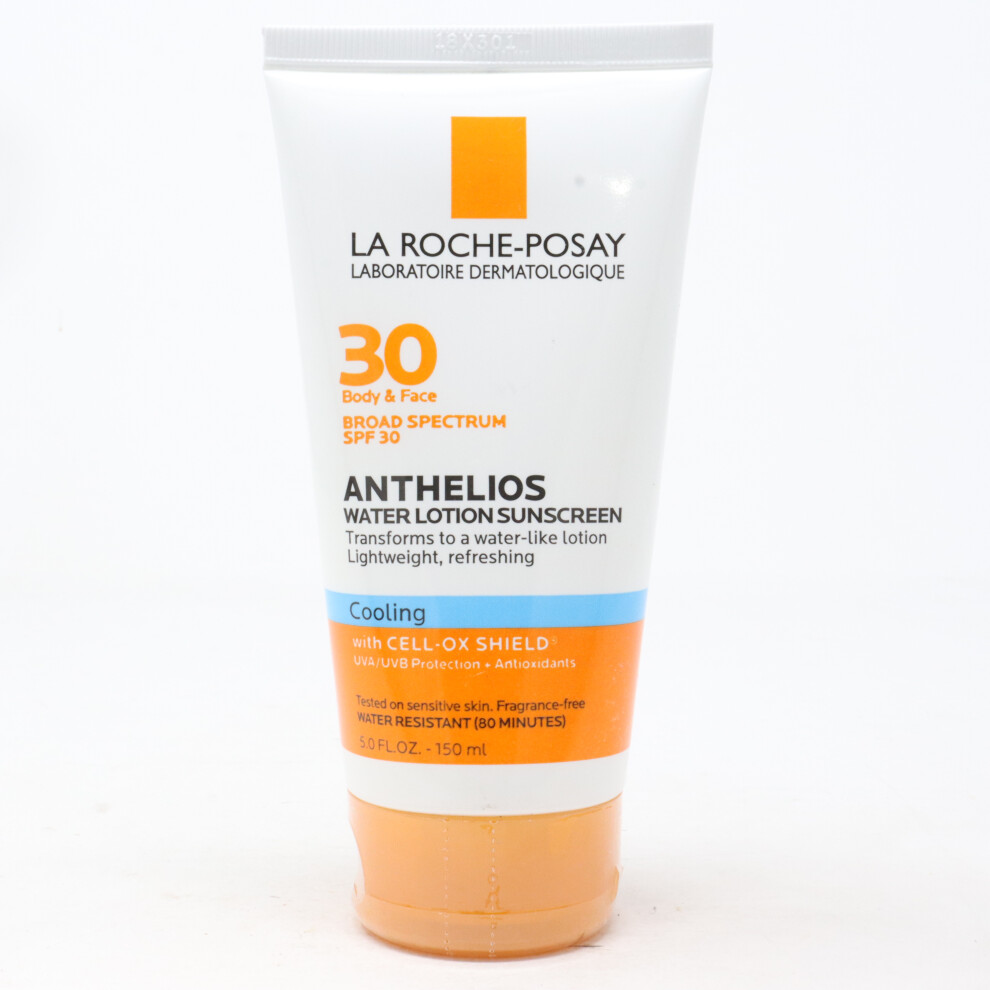 La Roche-Posay Anthelios Water Lotion Sunscreen Lotion Spf 30  5.0oz/150ml New