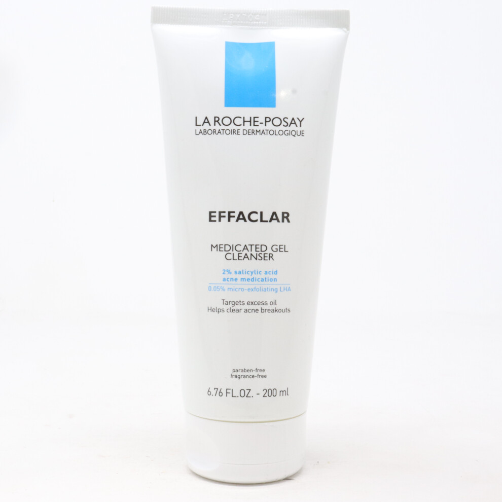 La Roche-Posay Effaclar Acne Face Cleanser With Salicylic Acid 6.76oz  New