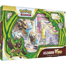 Colección Premium Kleavor VSTAR de Pokémon TCG (2 Cartas Promocionales, 1 Carta Grande y 5 Paquetes)