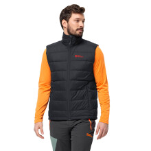 (S, Phantom) Jack Wolfskin Mens Ather Down Insulated Lightweight Classic Vest Gilet