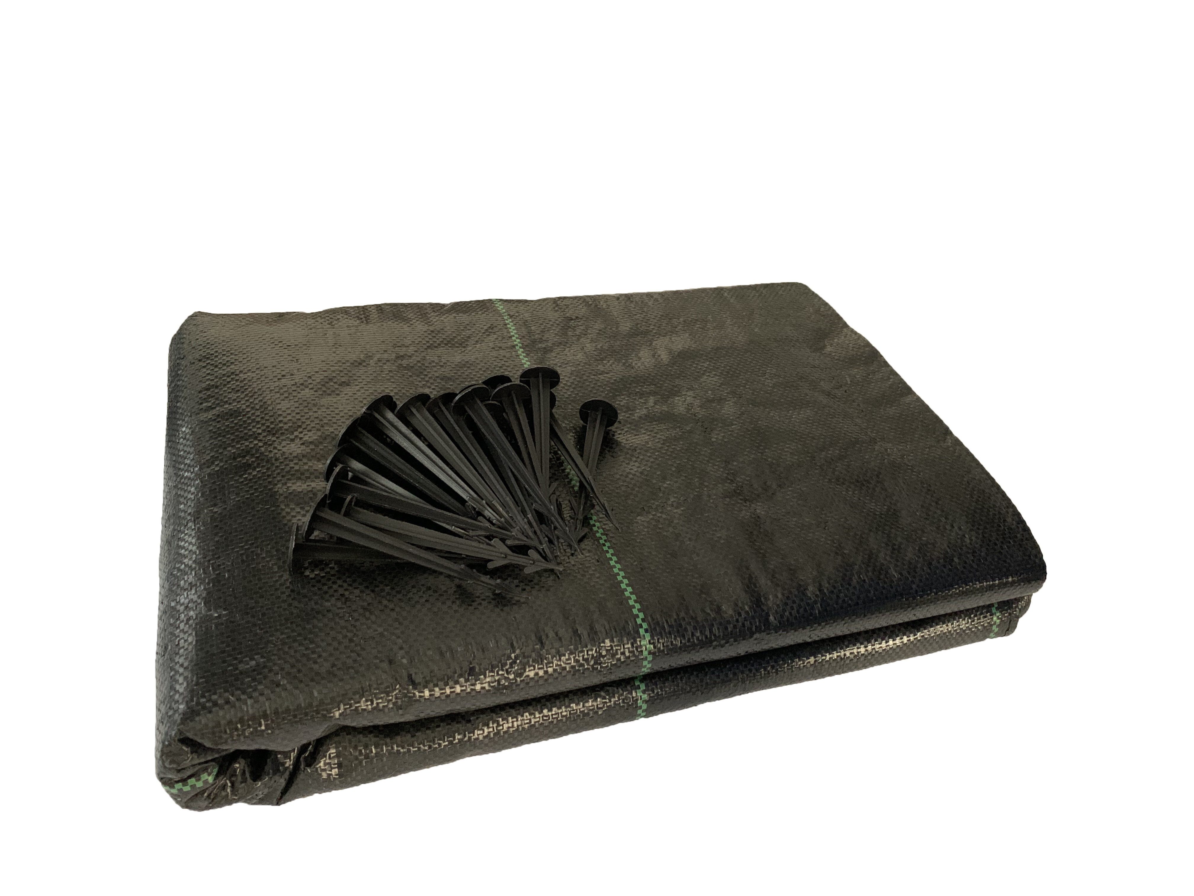 2m x 25m 100g Weed Control Ground Cover Fabric Driveway Membrane with