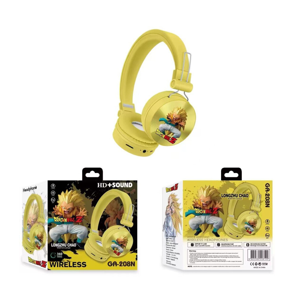 Xcsgsra (Cartoon 02) Kids Headset Cartoon Wireless Bluetooth Headphones