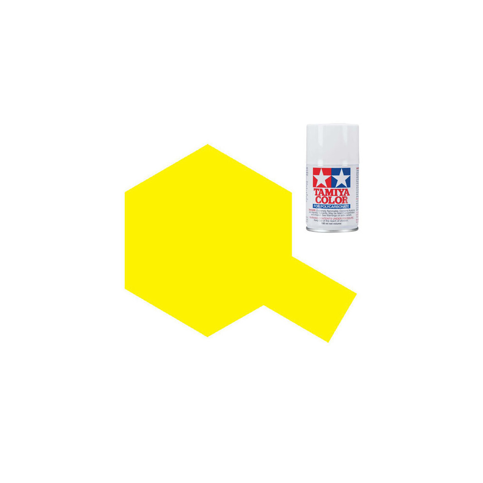 TAMIYA PS-6 Yellow Polycarbonate Spray Paint 100ml Lexan RC Car Body