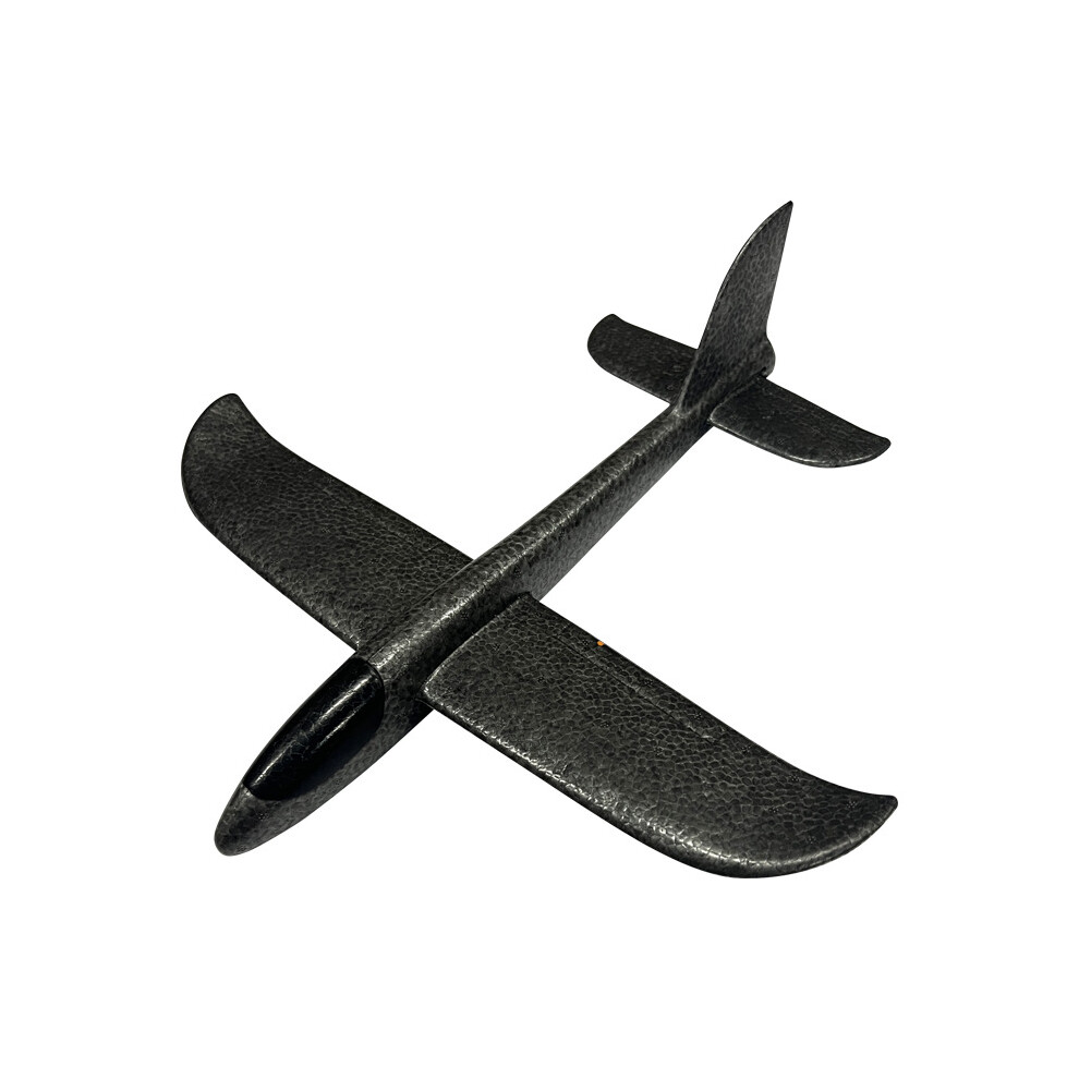 (Black) Childrens Hand Gliding Foam Aircraft Toys Outdoor Parentchild Interaction Black