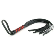 Flogger Whip Sportsheets Black/Red (S4004064)