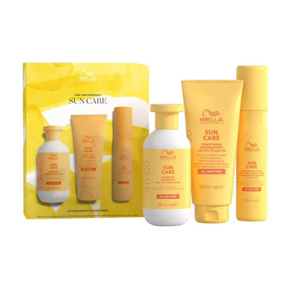 Wella Professionals Hair Care Essentials Sun Care UV, Colour Protection and Repair Set (Worth 51)