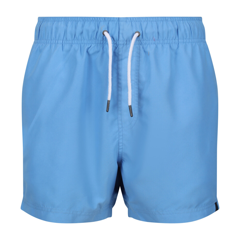 (S, Lake Blue) Regatta Mens Mawson II Swim Shorts