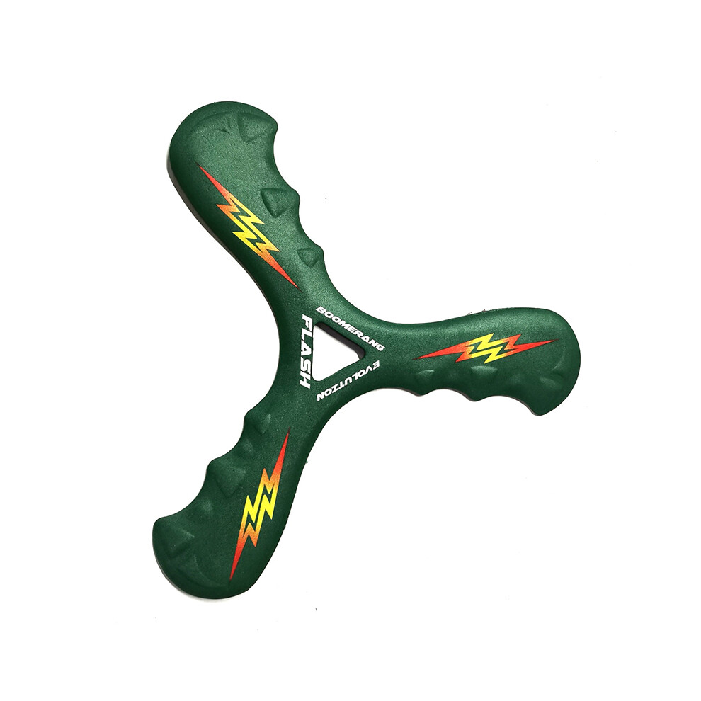 (Style C) Childrens Leaf Three Safety Boomerang Parentchild Outdoor Leisure Sports Toys