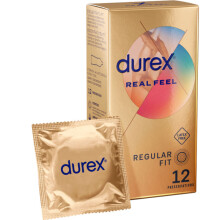 Preservativos Durex Real Feel - Caixa com 12 preservativos