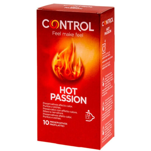 Preservativos Control Hot Passion - Caixa com 10