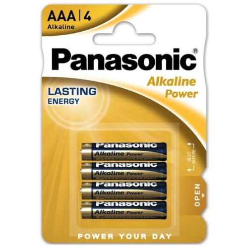 Panasonic PANASONIC - BRONZE BATTERY  AAA LR03 4U