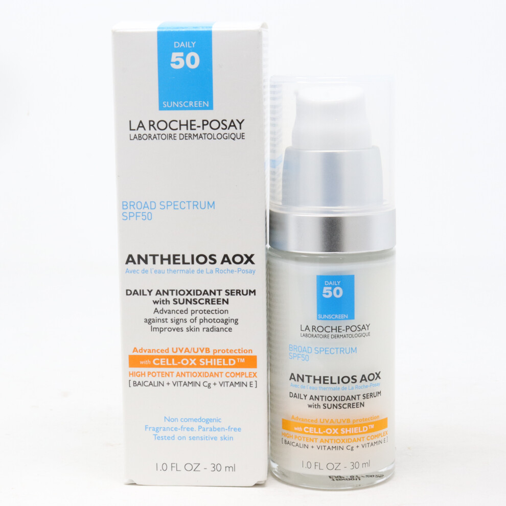 La Roche-Posay Anthelios Aox Antioxidant Face Serum With Sunscreen Spf 50 1.0oz