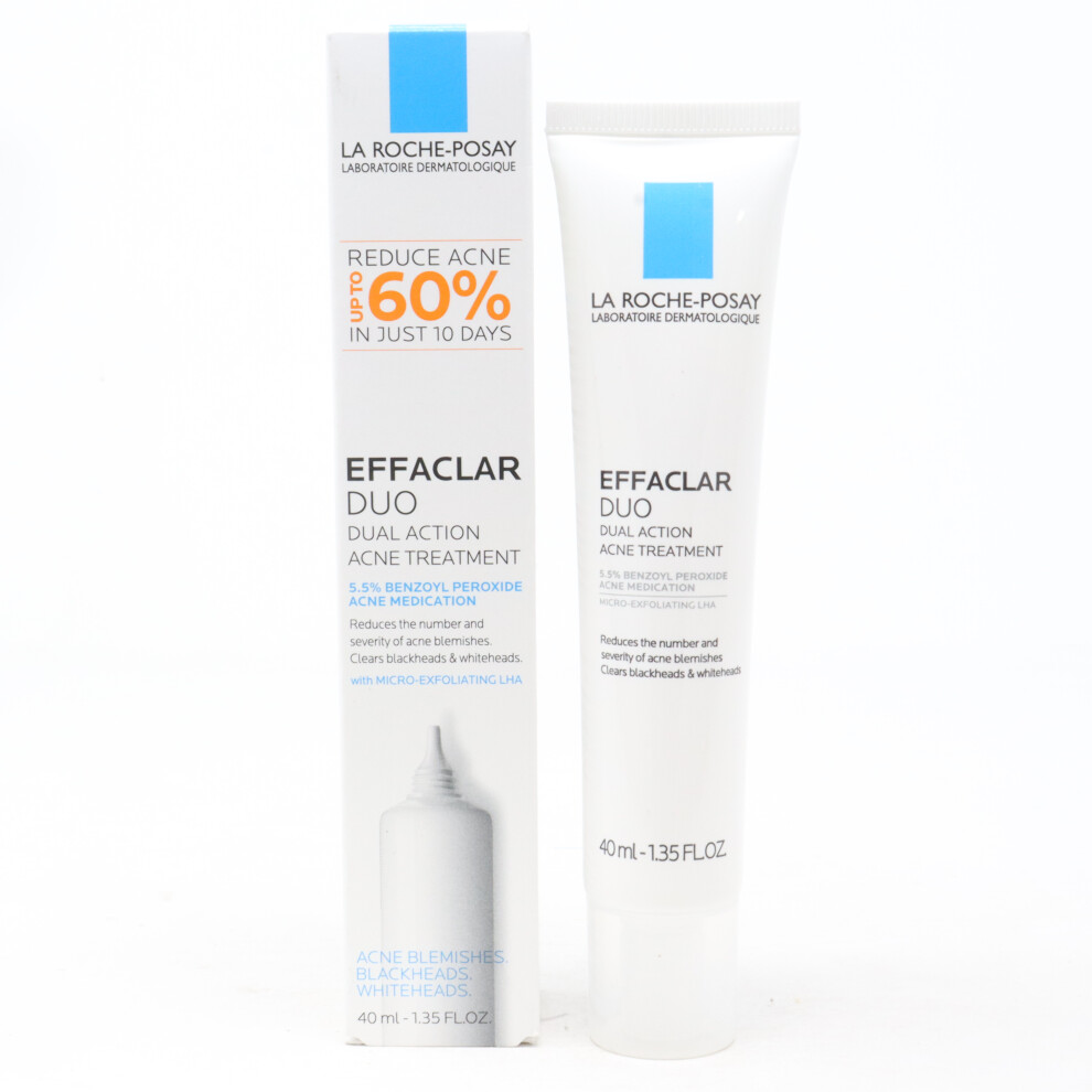 La Roche-Posay Effaclar Duo Dual Action Acne Treatment 1.35oz  New With Box