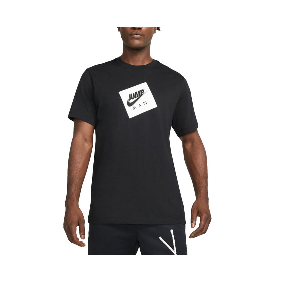 (Black, M) NIKE AIR JORDAN Mens T Shirts Athletic Summer Tee