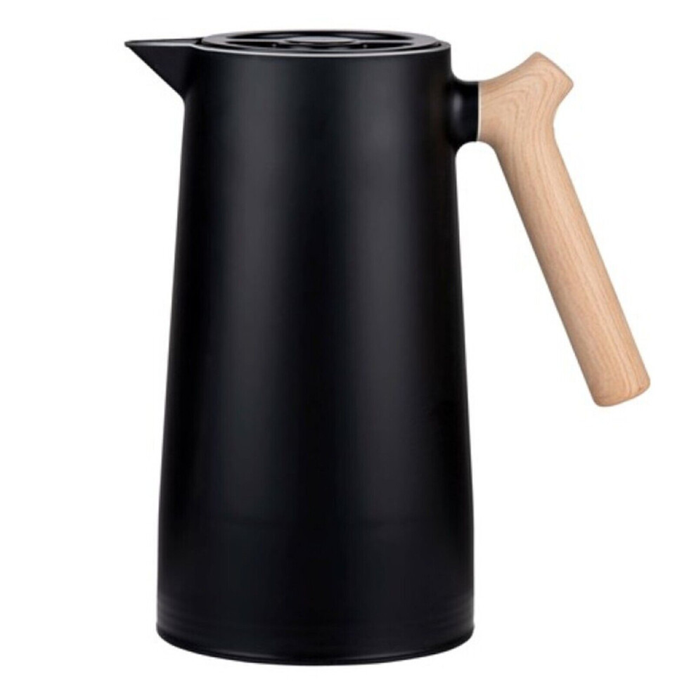 (1L Insulated Vacuum Jug Flask Hot Tea Coffee Pot Drinks Soup Travel Carry Handle) 1L Insulated Vacuum Jug Flask Hot Tea Coffee Pot Drinks Soup Travel