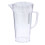 Plastic Juice Jug Serving Pitcher Lid Water Cocktail Drinks Clear 2.5L 1