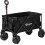 PORTAL Beach Trolley Cart for Sand All Terrain Big Wheels Festival Camping Trolley Folding Beach Wagon Foldable Garden Trolley on Wheels Supports 2