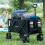 PORTAL Beach Trolley Cart for Sand All Terrain Big Wheels Festival Camping Trolley Folding Beach Wagon Foldable Garden Trolley on Wheels Supports 8