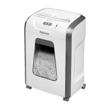 Fellowes FS-12C 12-Sheet Cross-Cut Shredder for Home/Deskside with 19L Pull-Out Bin