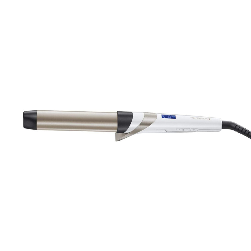Remington Hydraluxe 32mm Curling Wand - Create waves & curls, Moisture Lock Ceramic coating, Hydracare Healthy Temperature setting, CI89H1