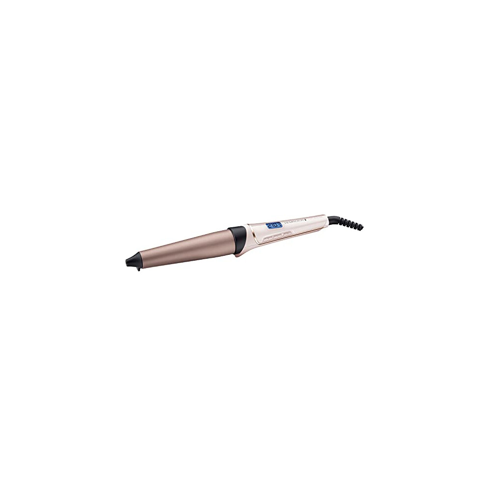 Remington Proluxe Hair Curling Wand, 25-38mm barrel with Grip Tech coating , Pro+ setting at 185C for healthier styling, 120C - 210C, CI91X1