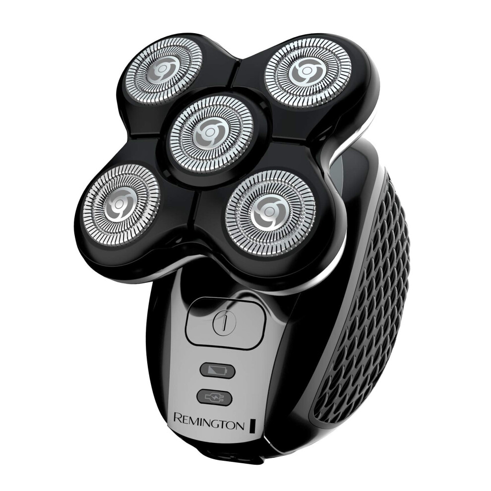 Remington RX5 Ultimate Electric Head Shaver for Bald Men, Wet & Dry Use, 5 cutting heads give skin close results (0.2mm), Easy to Clean (Waterproof)