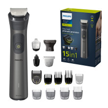 Philips Series 7000 All-in-one Trimmer, 15-in-1 Multigroom for face, Head and Body, One Tool - Ultimate Precision, 26 Length Settings (0.5-20 mm)