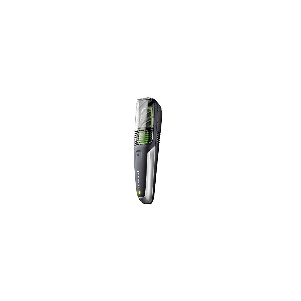 Remington Vacuum Beard and Stubble Trimmer - Titanium Blades, Lithium Power, Vacuum Chamber, Detail Blade with Comb Attachment, Travel Pouch– MB6850