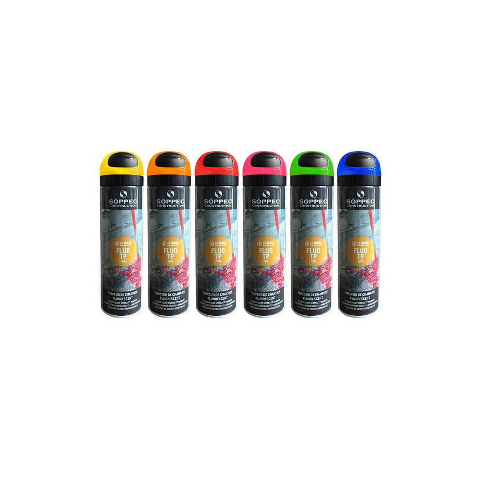 (Violet) Soppec 500Ml Fluorescent Fluo Tp Temporary Marking Spray 3598300000587