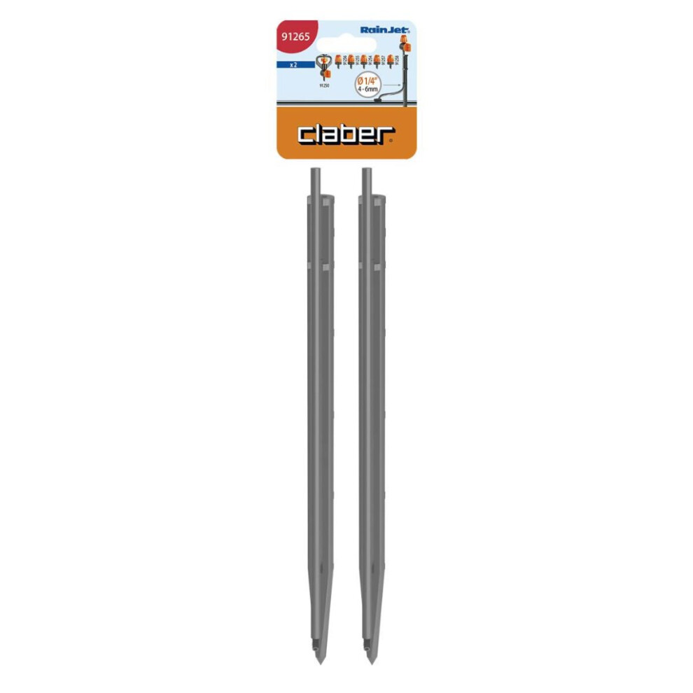 Claber 91265 Micro Sprinkler Support Stake. Pack of 2 pieces.