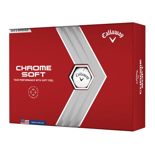 Callaway Callaway Golf 2022 Chrome Soft Golfballen, Wit 1