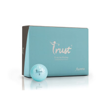 Trust Aurora Blue,Crystal Urethane Covered, Reactive Core, 3 Piece Golf Ball, Soft & Elasticity Feel, Distance with Greenside Control (One Dozen)