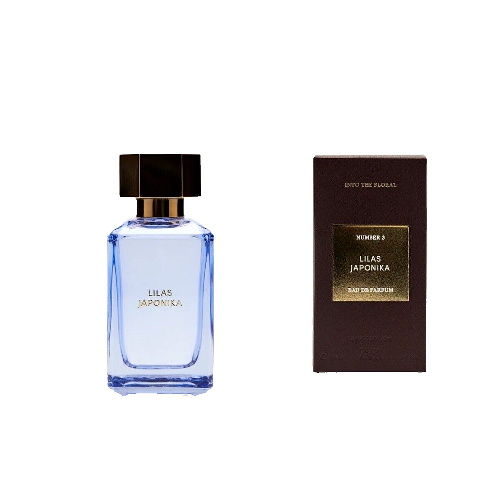 Zara Lilas Japonika Perfume Into The Floral 100 Ml 3.4 Oz Edp Women
