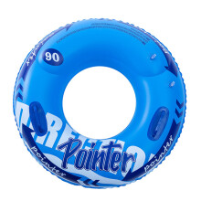 (Blue) Adult Ring Swimming New Large Thickened Handle Creative Inflatable Water Toy