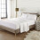 (Double, White) Thermal Flannelette Flat Bed Sheets, 100% Brushed Cotton, Luxurious Ultra-Soft 200 GSM, 10 Colours, UK Sizes Single to Super King 1