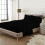 (Double, Black) Thermal Flannelette Flat Bed Sheets, 100% Brushed Cotton, Luxurious Ultra-Soft 200 GSM, 10 Colours, UK Sizes Single to Super King 1