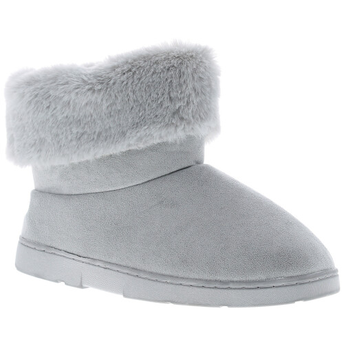 Strollers Womens Slipper Boots Ribble Slip On grey UK Size