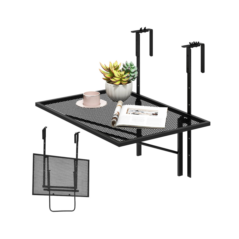 Hanging Storage Rack Folding Table Planter Flower Hanging Holder