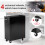 Homcom HOMCOM 5-Drawer Lockable Steel Tool Storage Cabinet Wheels Handle 2 Keys Black 4