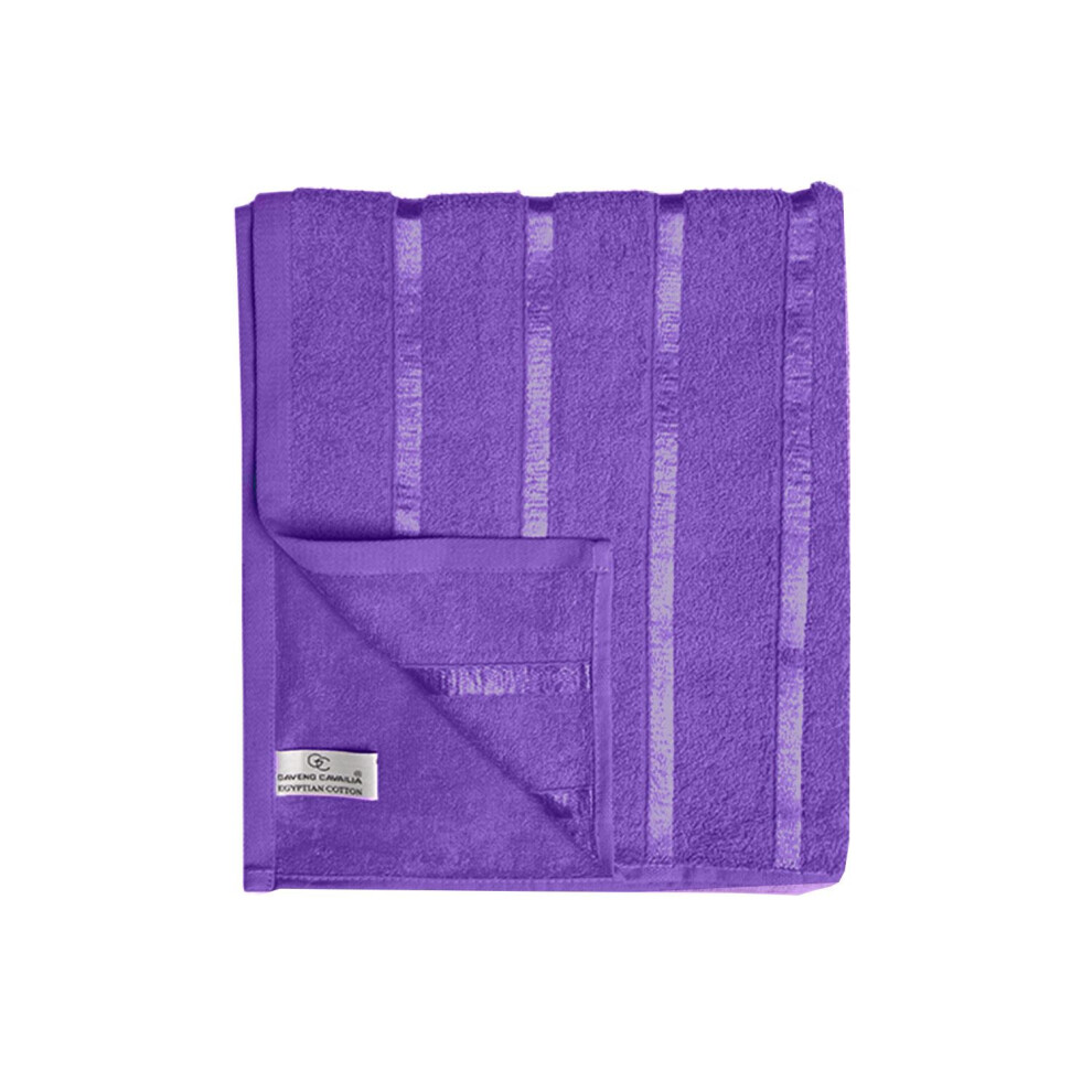 Kensington Bath Towel Made with 100% Pure Cotton Extra Soft, Purple