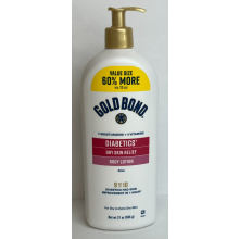 Gold Bond DIABETICS Dry Skin Relief Body Lotion 21 oz (595g) NEW!