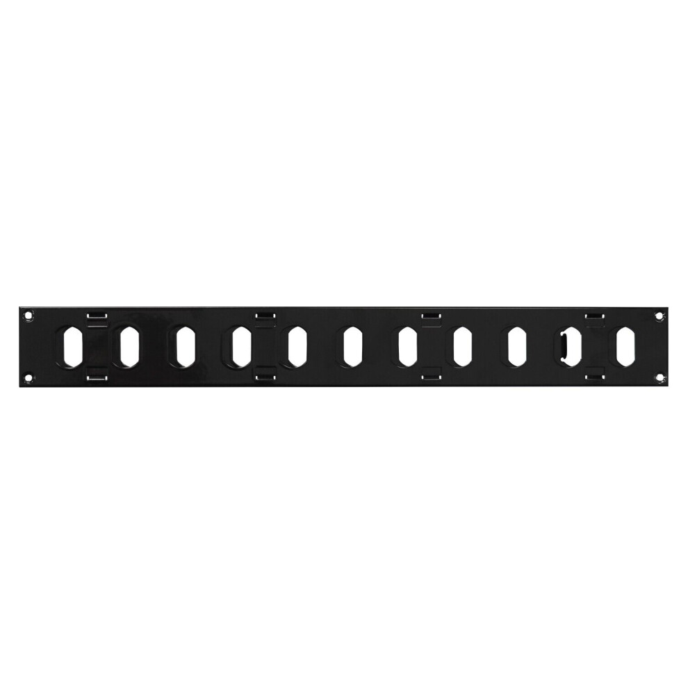 Black Metal Air Vent Grille 400Mm X 50Mm 5056517971796